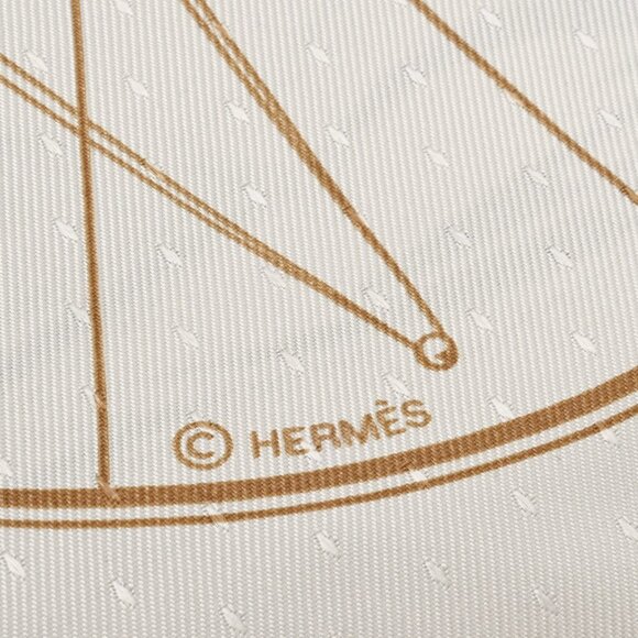HERMES Black Silk Scarf - Picture 11 of 16